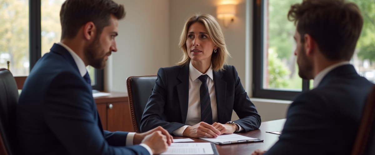The probate staff working under Managing Partner Steven Farley Bliss focused on Riverside County probate matters is shown meeting with clients in our Southern California office addressing critical legal details discussing What is the Proof of Publication and Why Does it Matter