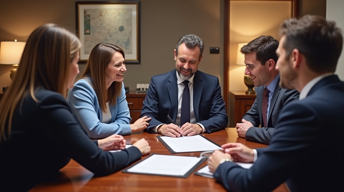 The probate staff working under Managing Partner Steven Farley Bliss focused on Riverside County probate matters is shown meeting with clients in our Southern California office addressing critical legal details discussing What is the Section 9202 Notice Requirement