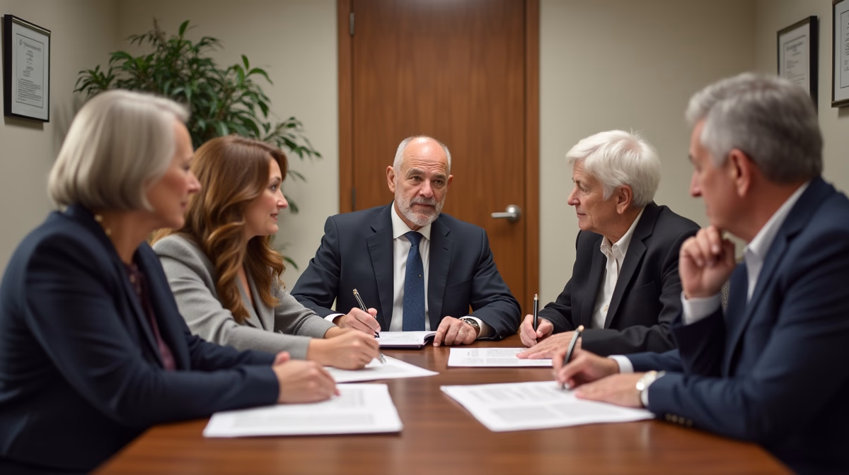 The dedicated trusts staff at The Law Firm of Steven F Bliss Esq focused on Riverside County trust matters meets with clients to manage the trust administration process to sign vital paperwork discussing What is the cy pres doctrine in California trust law