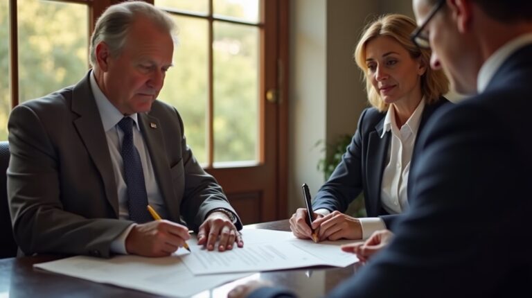The dedicated trusts staff at The Law Firm of Steven F Bliss Esq focused on Riverside County trust matters meets with clients to manage the trust administration process to sign vital paperwork discussing What is the risk of a trust claiming ownership without a proper assignment
