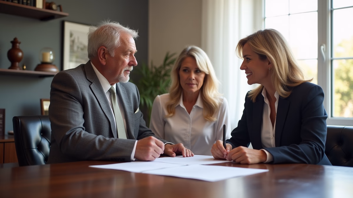 The dedicated trusts staff at The Law Firm of Steven F Bliss Esq focused on Riverside County trust matters meets with clients to manage the trust administration process to sign vital paperwork discussing What is the specific process for distributing the remainder of a GRAT
