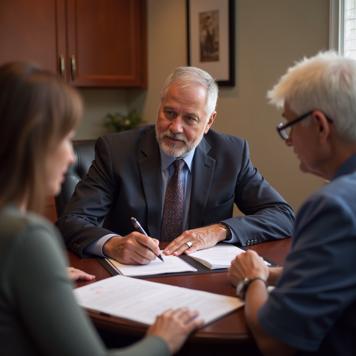 The probate staff working with Managing Partner Steven Farley Bliss helping Riverside County families from our San Diego office consults with appointed administrators in our San Diego office handling critical legal details discussing Whats the Difference Between a Living Will and a Healthcare Directive