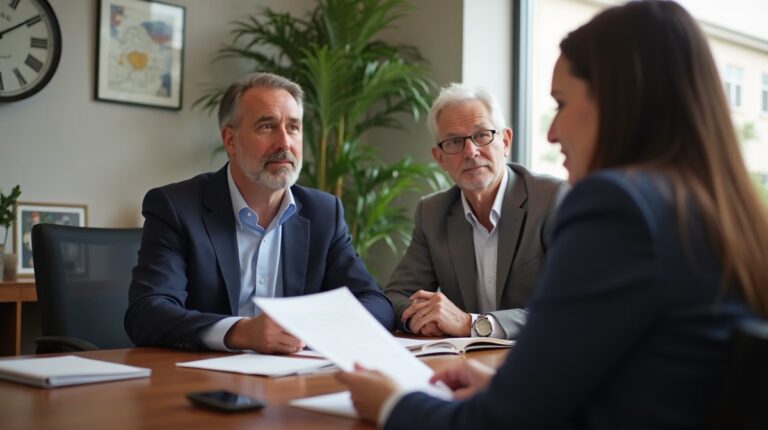 The probate staff working under Managing Partner Steven Farley Bliss focused on Riverside County probate matters is shown meeting with clients in our Southern California office addressing critical legal details discussing When Must a Beneficiary Be Notified