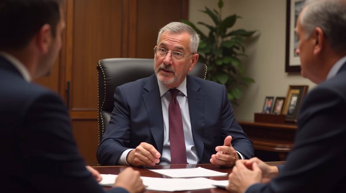 The probate staff working under Managing Partner Steven Farley Bliss focused on Riverside County probate matters is shown meeting with clients in our Southern California office addressing critical legal details discussing When is Notice to the Attorney General Required