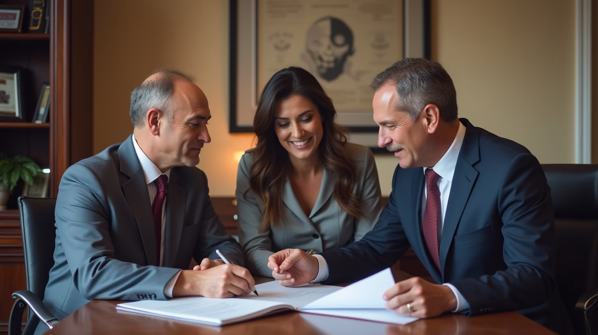 The probate staff working under Managing Partner Steven Farley Bliss focused on Riverside County probate matters is shown meeting with clients in our Southern California office addressing critical legal details discussing When to File the Petition for Final Distribution