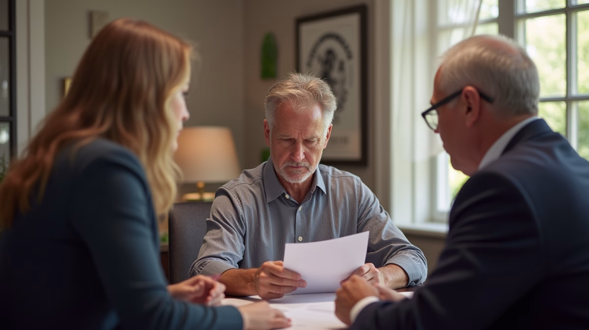 The probate staff working under Managing Partner Steven Farley Bliss focused on Riverside County probate matters is shown meeting with clients in our Southern California office addressing critical legal details discussing Where to File Probate in California