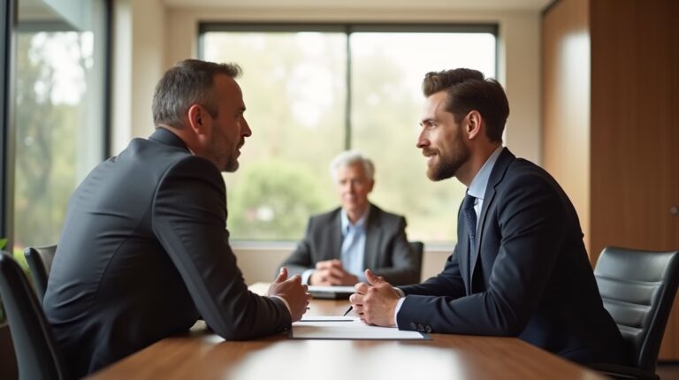 The probate staff working under Managing Partner Steven Farley Bliss focused on Riverside County probate matters is shown meeting with clients in our Southern California office addressing critical legal details discussing Which Box to Check If There Is No Will