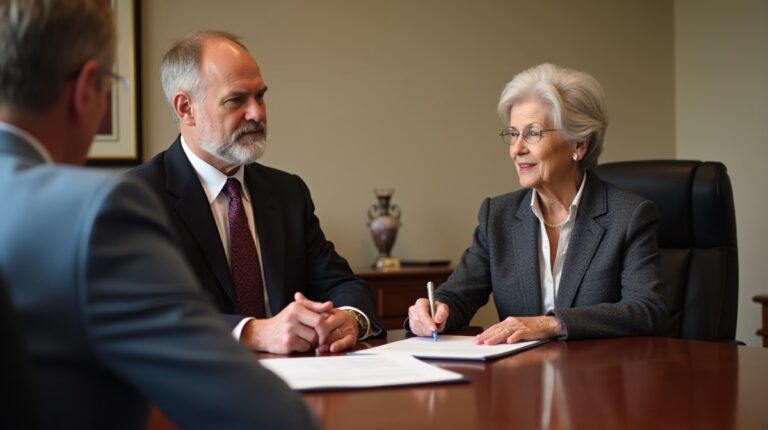 The probate staff working under Managing Partner Steven Farley Bliss focused on Riverside County probate matters is shown meeting with clients in our Southern California office addressing critical legal details discussing Who Can Be an Executor in California