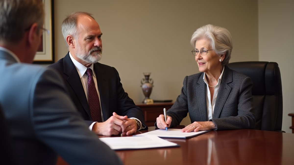 The probate staff working under Managing Partner Steven Farley Bliss focused on Riverside County probate matters is shown meeting with clients in our Southern California office addressing critical legal details discussing Who Can Be an Executor in California