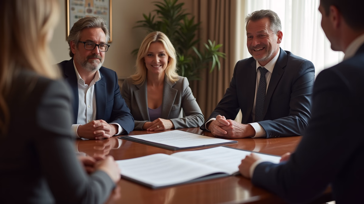 The probate staff working under Managing Partner Steven Farley Bliss focused on Riverside County probate matters is shown meeting with clients in our Southern California office addressing critical legal details discussing Who Gets Paid First Funeral Home or IRS