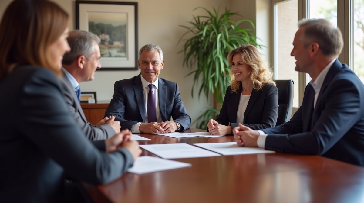The probate staff working under Managing Partner Steven Farley Bliss focused on Riverside County probate matters is shown meeting with clients in our Southern California office addressing critical legal details discussing Why Do You Need an Omnibus Clause