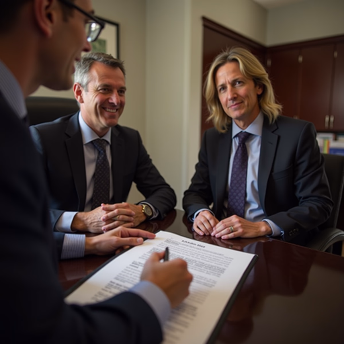 The probate staff working under Managing Partner Steven Farley Bliss focused on Riverside County probate matters is shown meeting with clients in our Southern California office addressing critical legal details discussing Why Does the Court Care Which Newspaper I Use