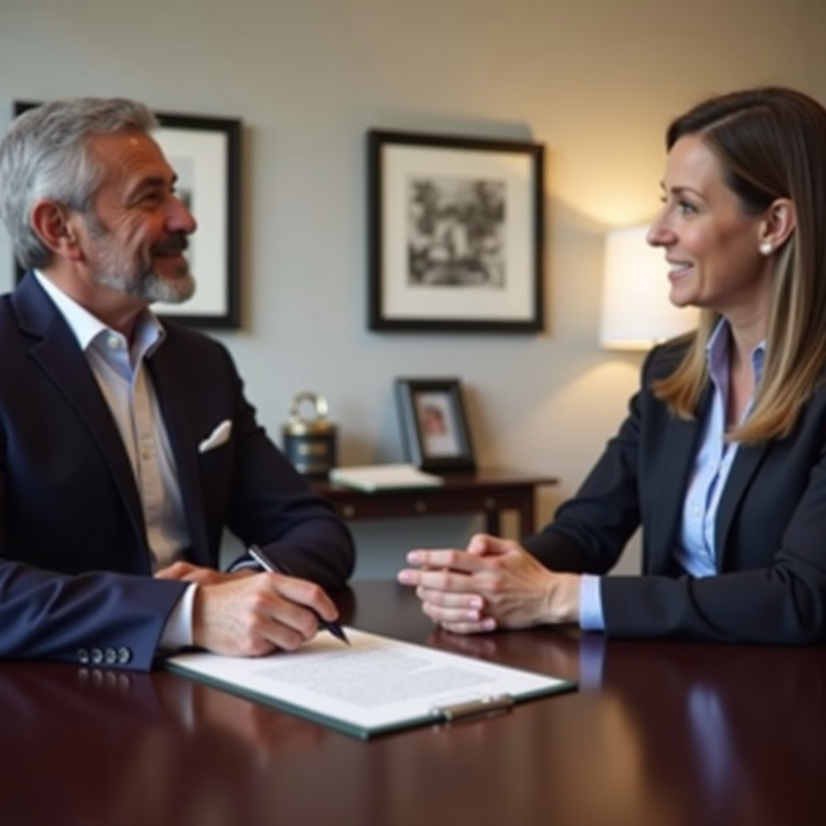 The probate staff working under Managing Partner Steven Farley Bliss focused on Riverside County probate matters is shown meeting with clients in our Southern California office addressing critical legal details discussing Why Executors Need a Closing Cost Cushion