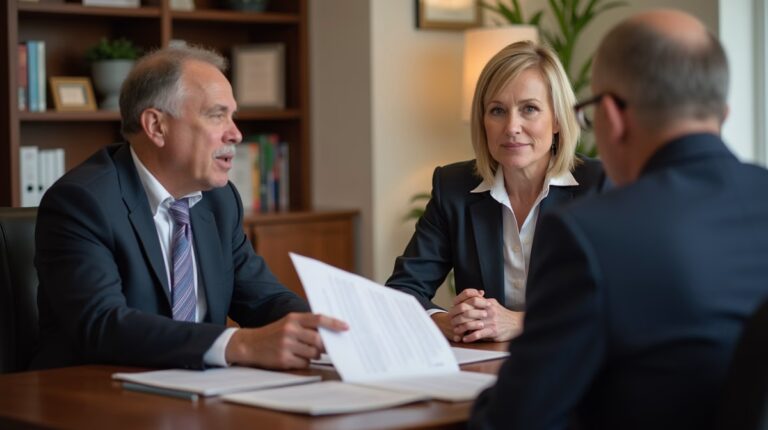 The probate staff working under Managing Partner Steven Farley Bliss focused on Riverside County probate matters is shown meeting with clients in our Southern California office addressing critical legal details discussing Why Publish Probate Notice in Newspapers