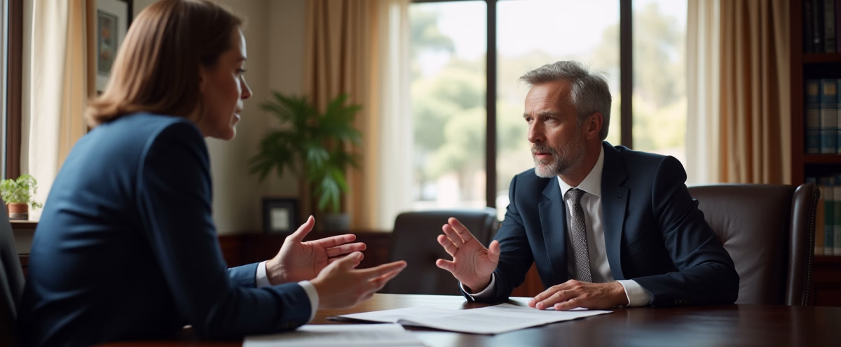 The probate staff working under Managing Partner Steven Farley Bliss focused on Riverside County probate matters is shown meeting with clients in our Southern California office addressing critical legal details discussing Why Waiting Too Long to Close Probate Can Be Costly