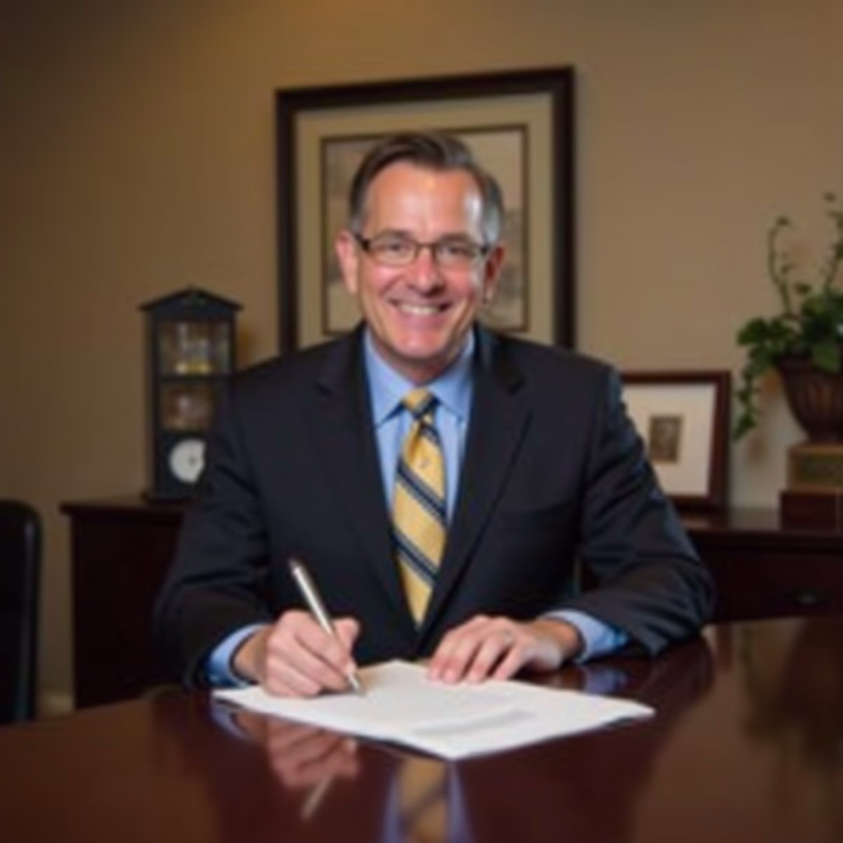 The dedicated trusts staff at The Law Firm of Steven F Bliss Esq focused on Riverside County trust matters meets with clients to manage the trust administration process to sign vital paperwork discussing Why a Trust Isnt Enough on Its Own