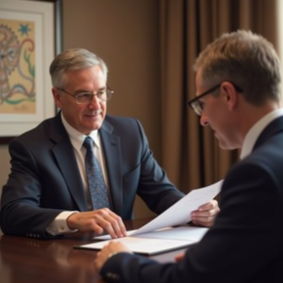 The probate staff working under Managing Partner Steven Farley Bliss focused on Riverside County probate matters is shown meeting with clients in our Southern California office addressing critical legal details discussing Why are Probate Notes Even Issued