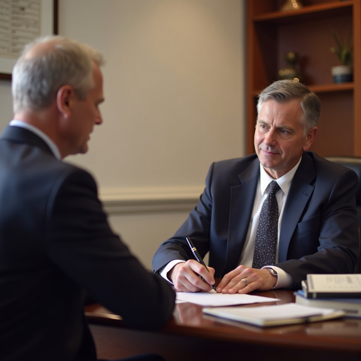 The probate staff working under Managing Partner Steven Farley Bliss focused on Riverside County probate matters is shown meeting with clients in our Southern California office addressing critical legal details discussing Why is Ancillary Probate Necessary