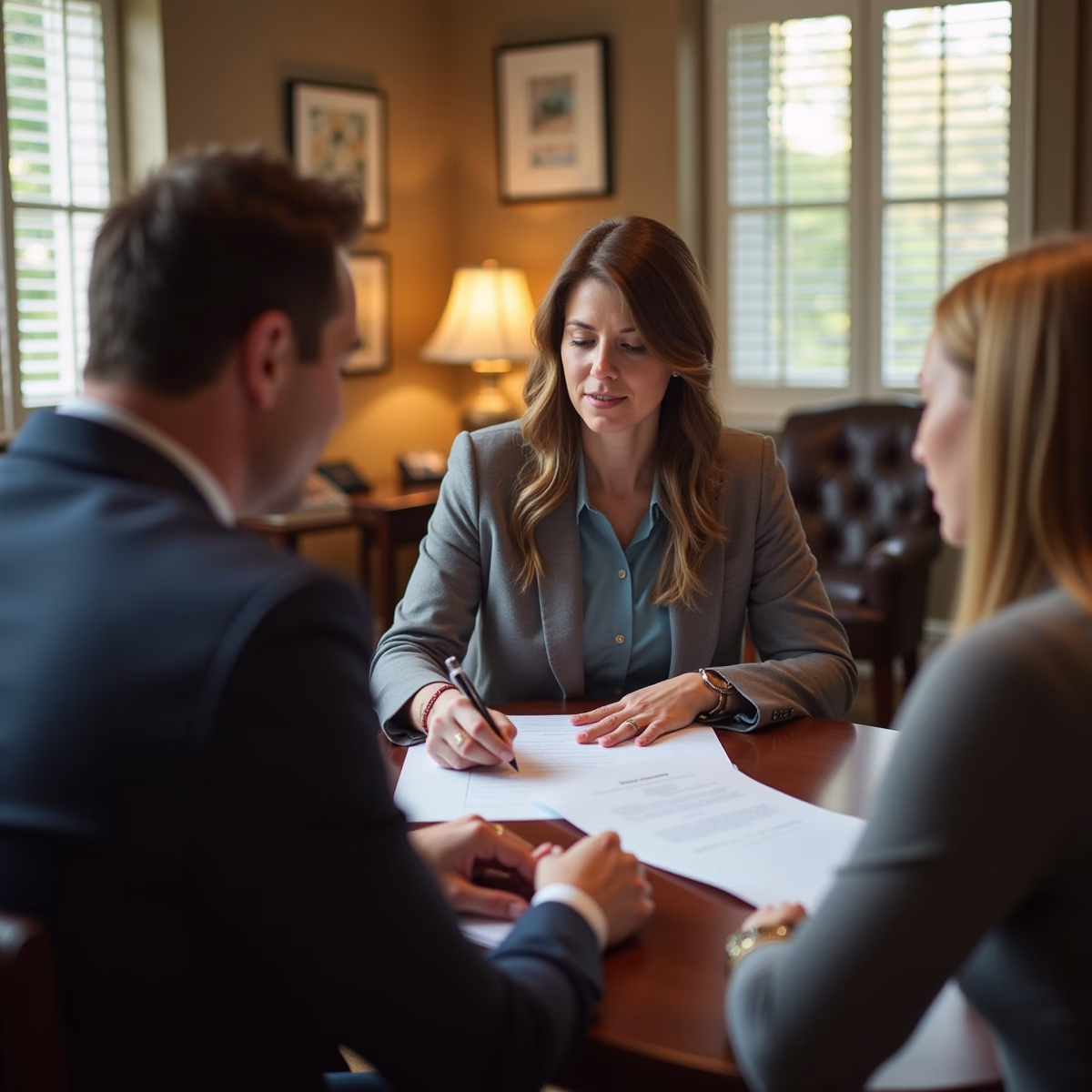 The dedicated trusts staff at The Law Firm of Steven F Bliss Esq focused on Riverside County trust matters meets with clients to manage the trust administration process to sign vital paperwork discussing Why is Notarization So Crucial for Trust Amendments