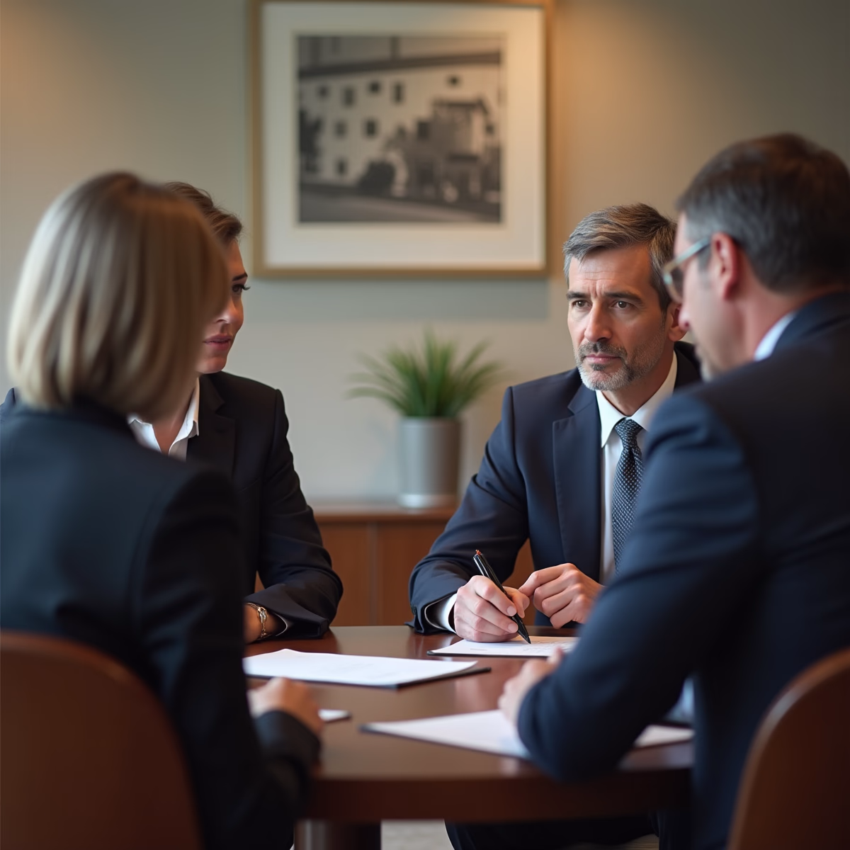 The probate staff working under Managing Partner Steven Farley Bliss focused on Riverside County probate matters is shown meeting with clients in our Southern California office addressing critical legal details discussing Why is Publishing Notice Important