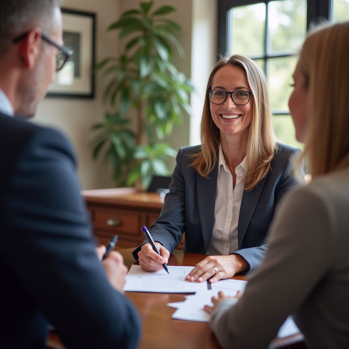 The dedicated trusts staff at The Law Firm of Steven F Bliss Esq focused on Riverside County trust matters meets with clients to manage the trust administration process to sign vital paperwork discussing Why is Recording a Deed So Important