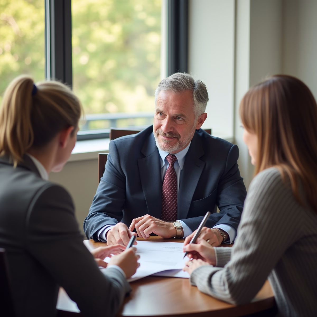 The probate staff working under Managing Partner Steven Farley Bliss focused on Riverside County probate matters is shown meeting with clients in our Southern California office addressing critical legal details discussing Why is a Decree of Final Discharge So Important