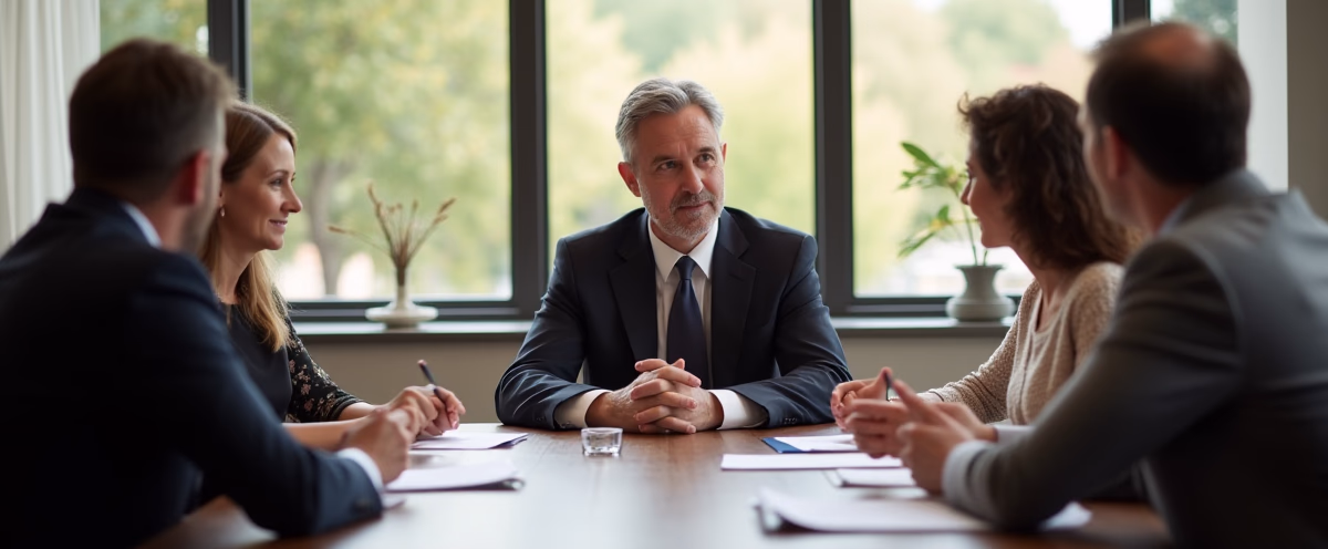 The probate staff working under Managing Partner Steven Farley Bliss focused on Riverside County probate matters is shown meeting with clients in our Southern California office addressing critical legal details discussing Why is a Supplement to Petition Necessary