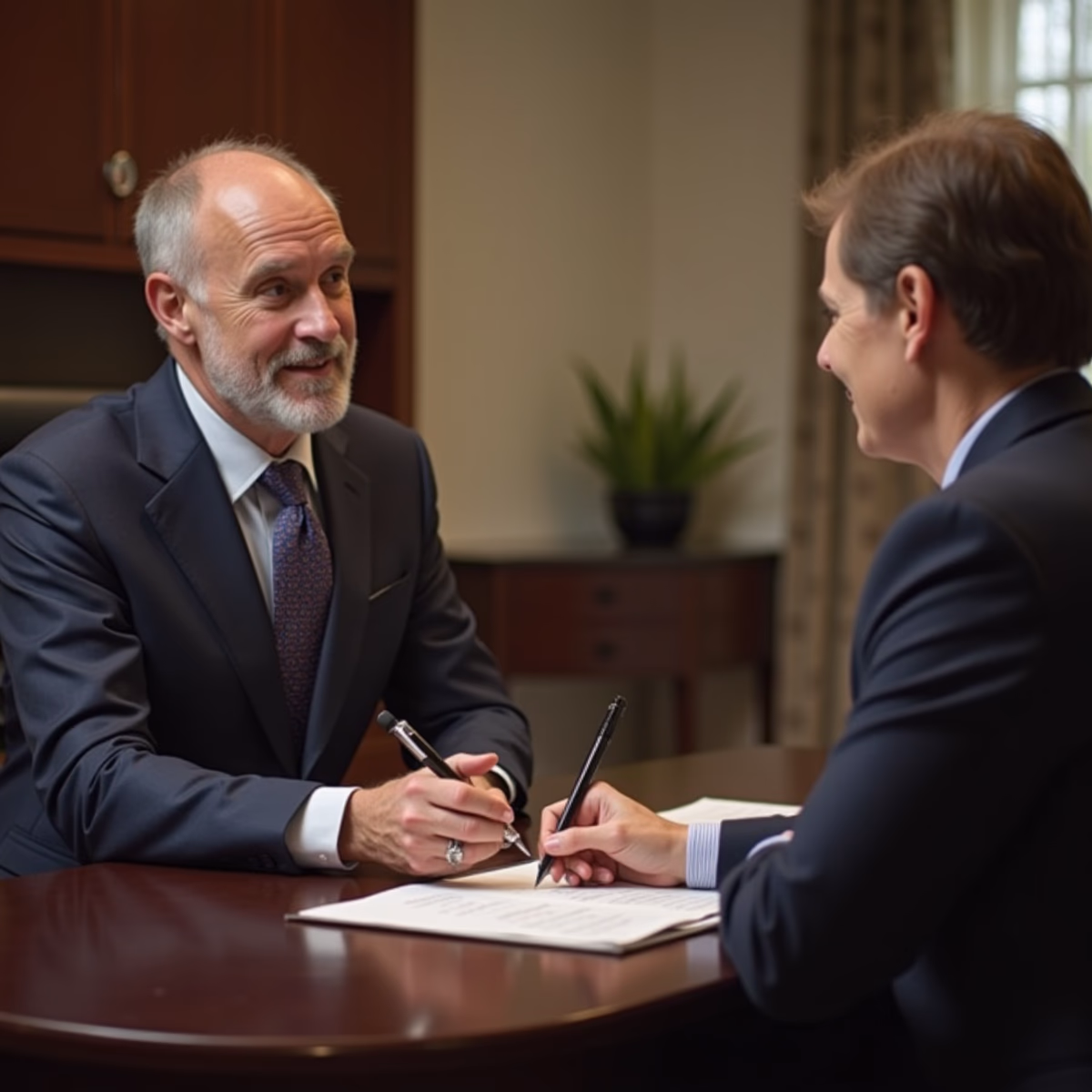 The probate staff working under Managing Partner Steven Farley Bliss focused on Riverside County probate matters is shown meeting with clients in our Southern California office addressing critical legal details discussing Why is notifying the Franchise Tax Board different than notifying other creditors